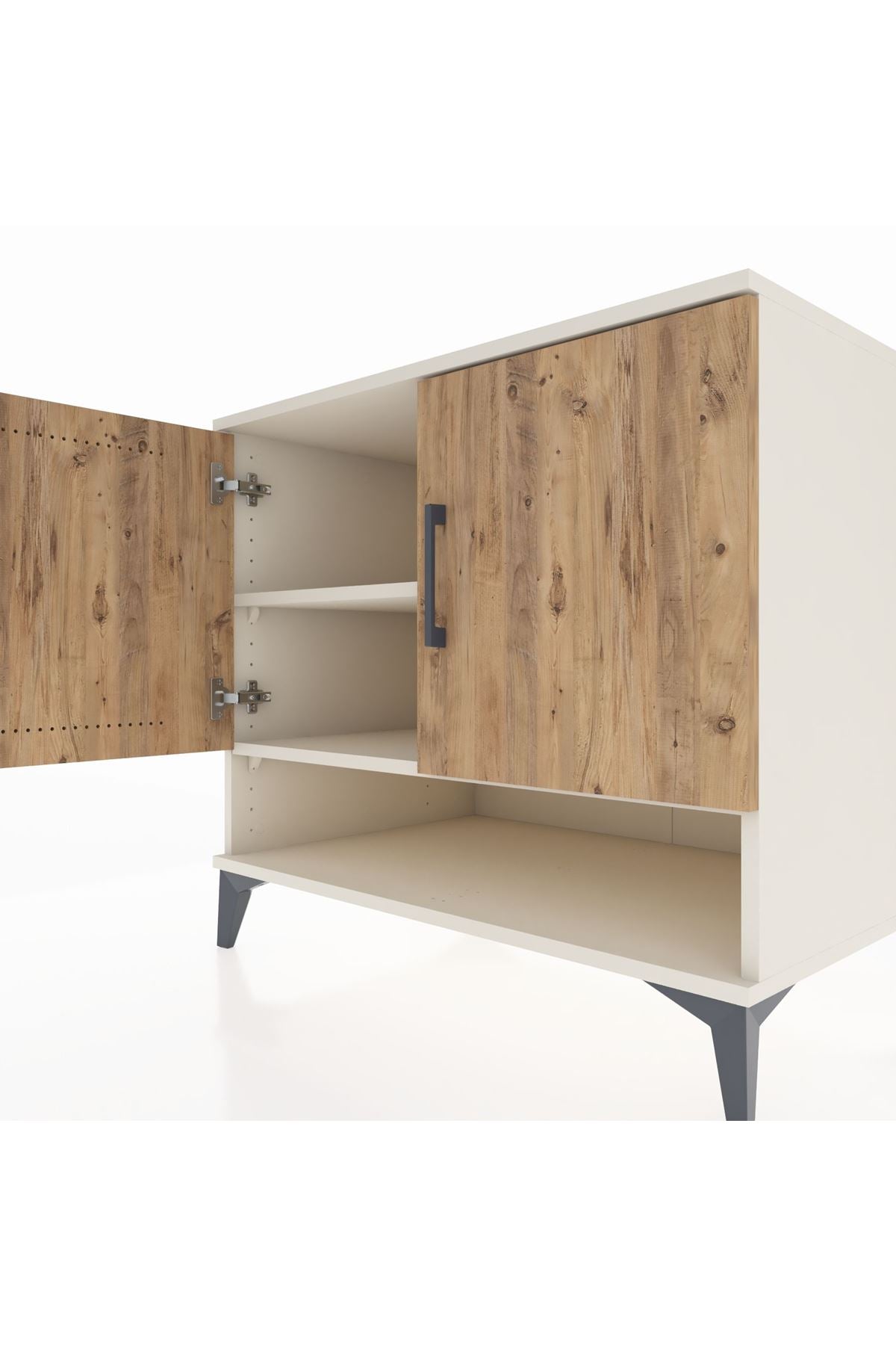 Kronos Şifonyer 2 Raflı 2 Kapaklı 88x59x80 - S69M036V3C