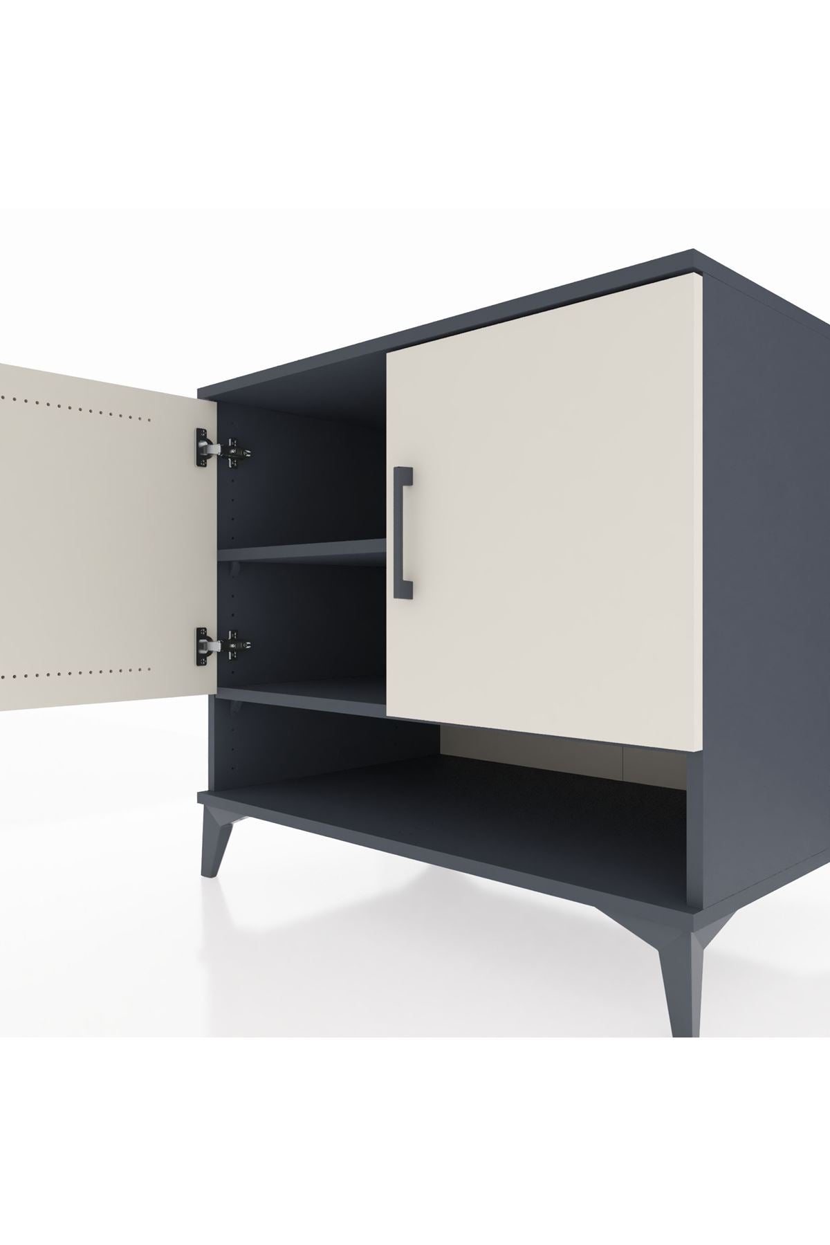 Kronos Şifonyer 2 Raflı 2 Kapaklı 88x59x80 - S69M036V4C