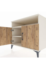 Kronos Şifonyer 2 Raflı 2 Kapaklı 88x59x80 - S69M037V3C