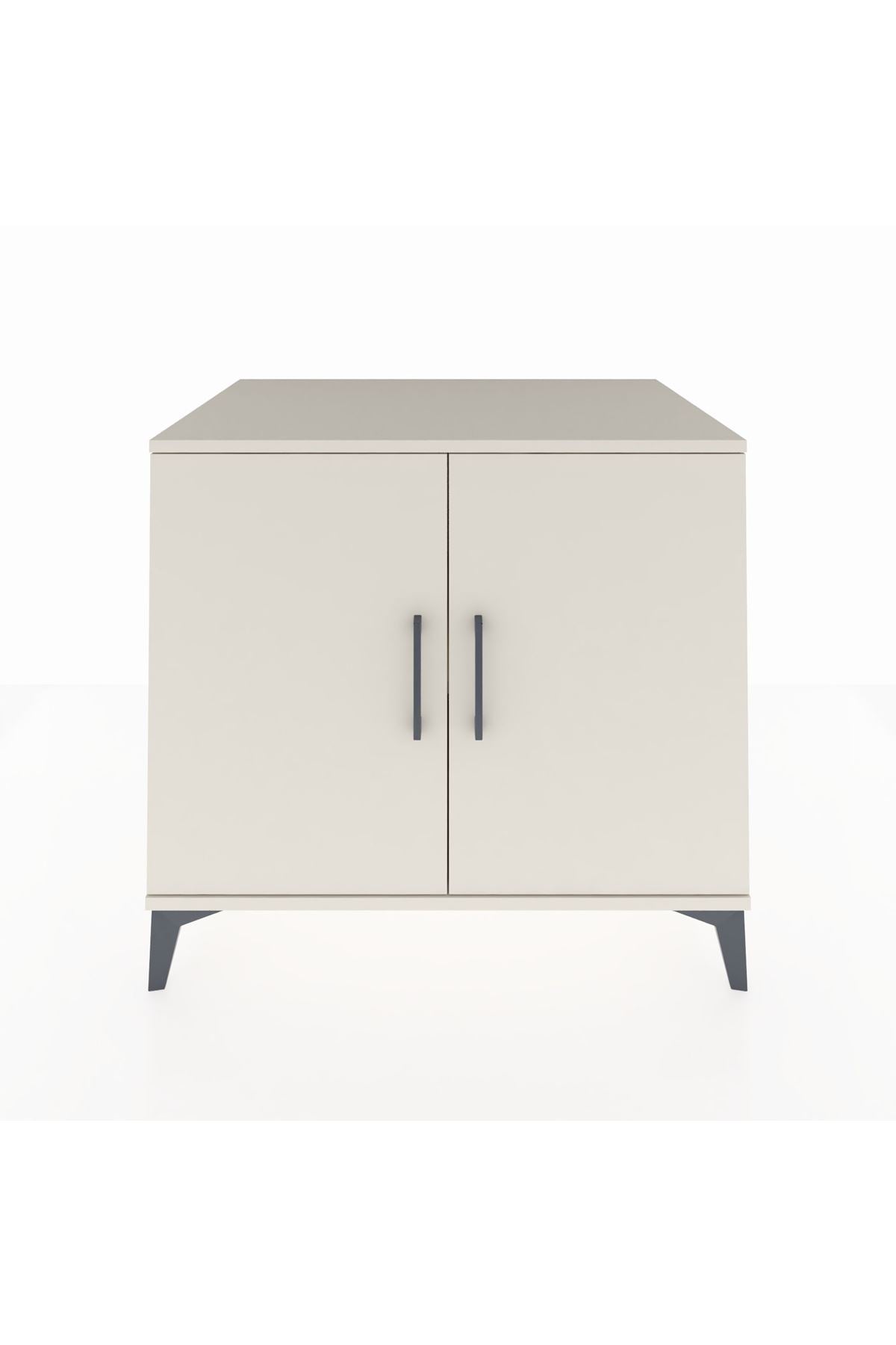 Kronos Şifonyer Tek Raflı 2 Kapaklı 88x59x80 - S69M039V1C