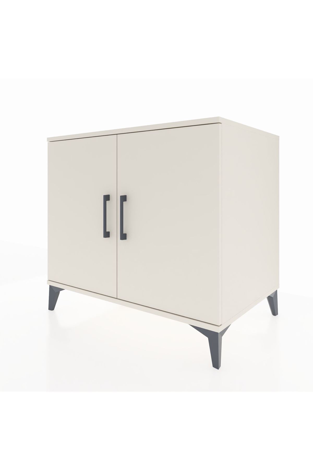 Kronos Şifonyer Tek Raflı 2 Kapaklı 88x59x80 - S69M039V1C