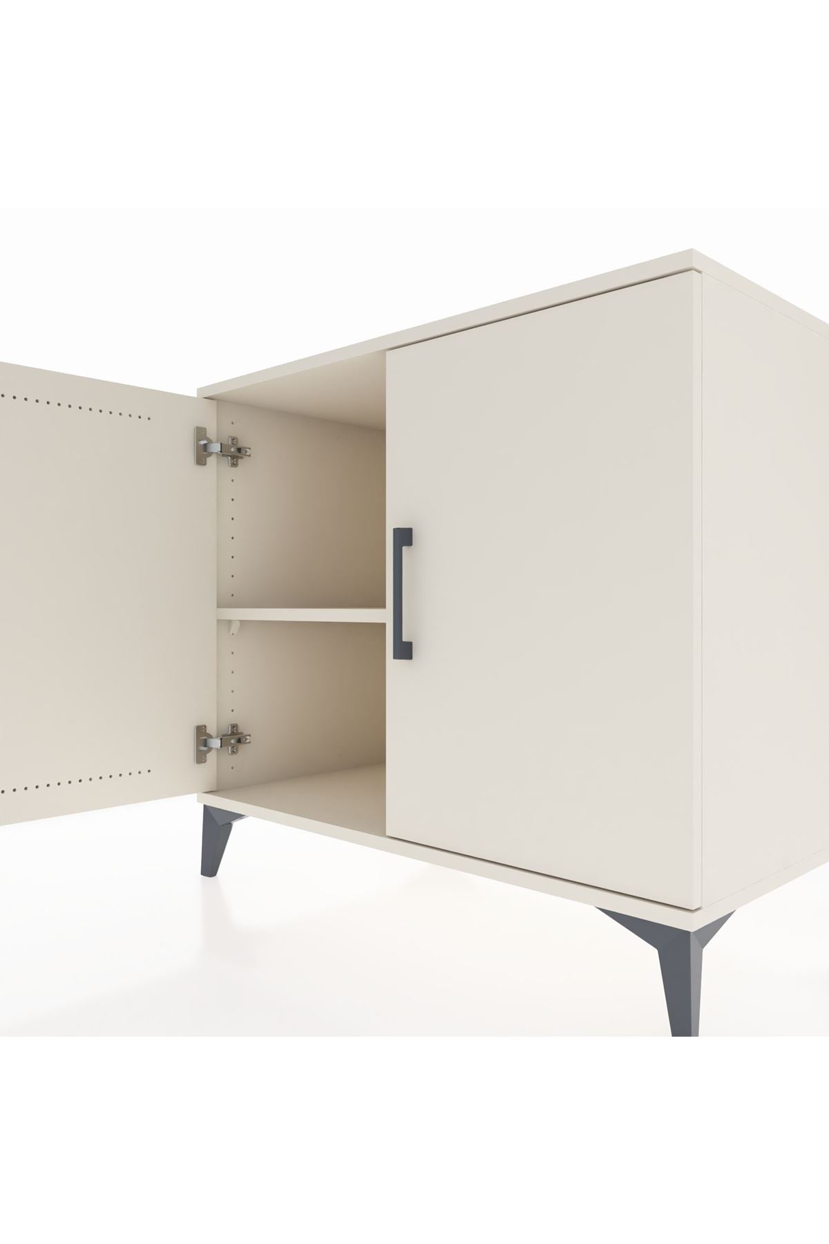 Kronos Şifonyer Tek Raflı 2 Kapaklı 88x59x80 - S69M039V1C