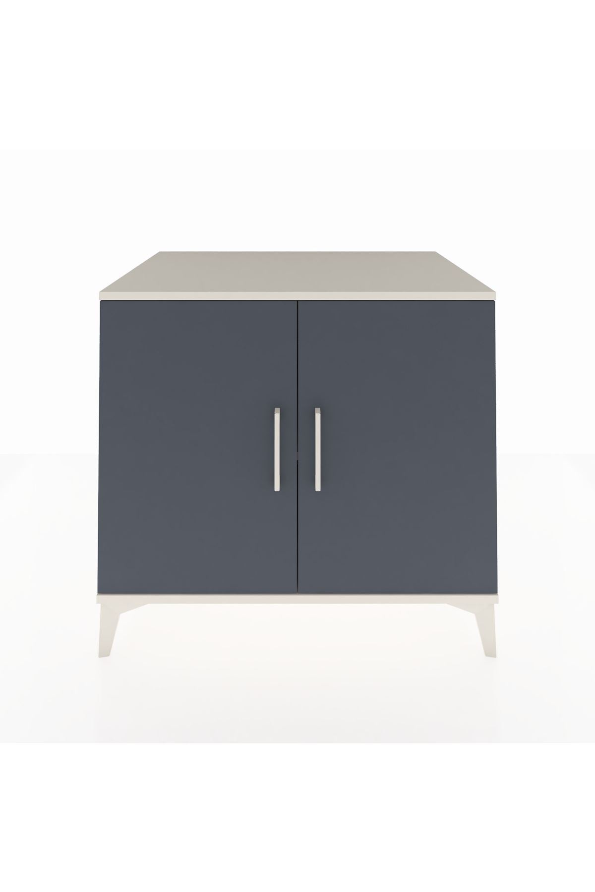Kronos Şifonyer Tek Raflı 2 Kapaklı 88x59x80 - S69M039V2C