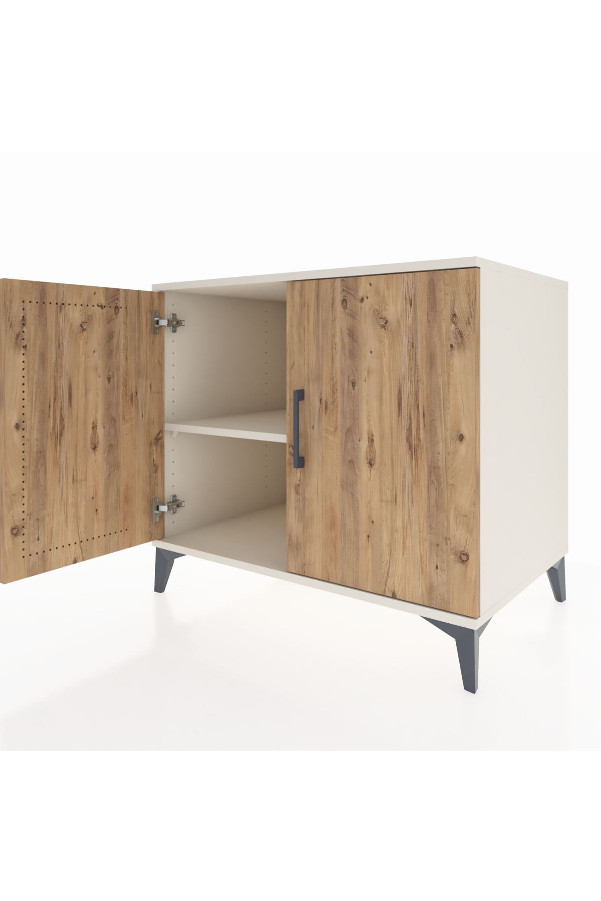 Kronos Şifonyer Tek Raflı 2 Kapaklı 88x59x80 - S69M039V3C