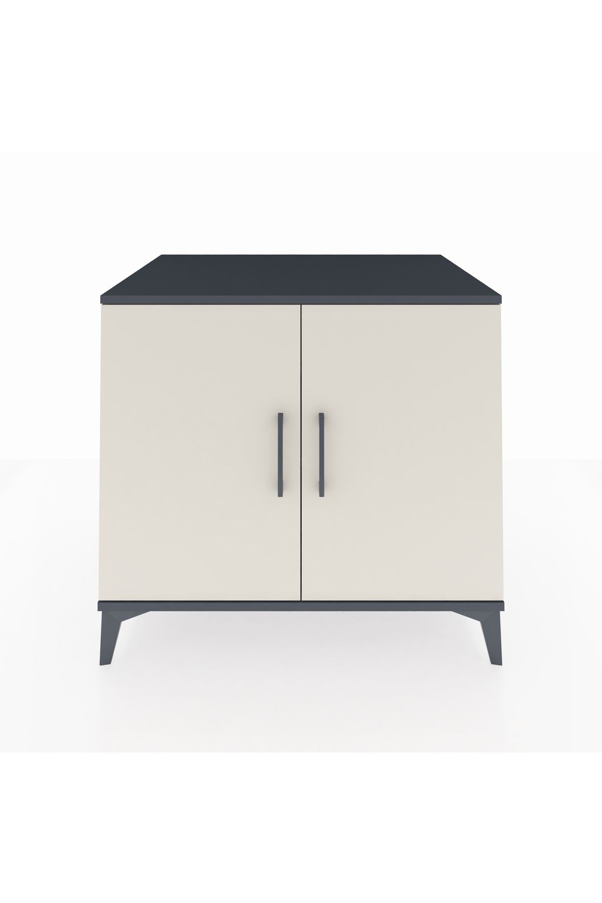 Kronos Şifonyer Tek Raflı 2 Kapaklı 88x59x80 - S69M039V4C