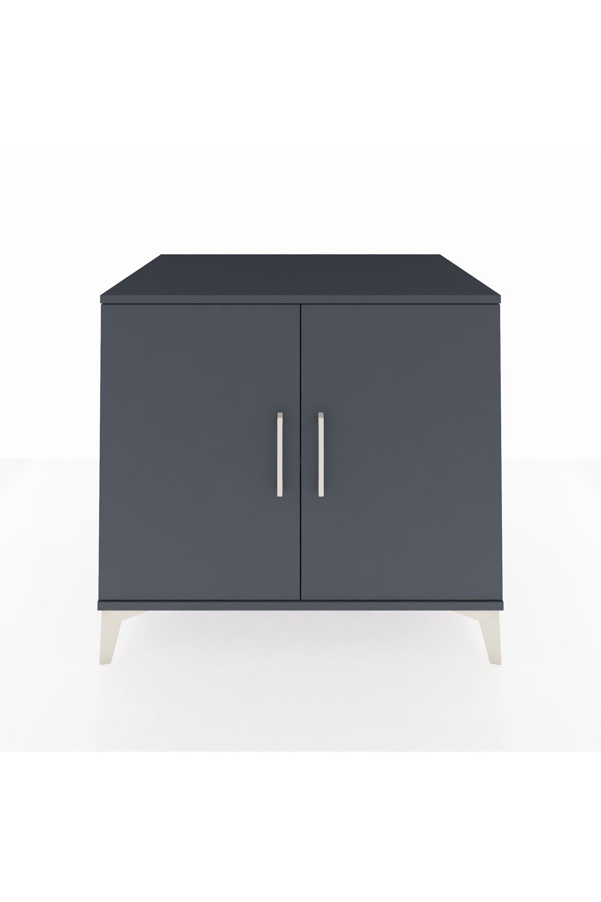 Kronos Şifonyer Tek Raflı 2 Kapaklı 88x59x80 - S69M039V5C