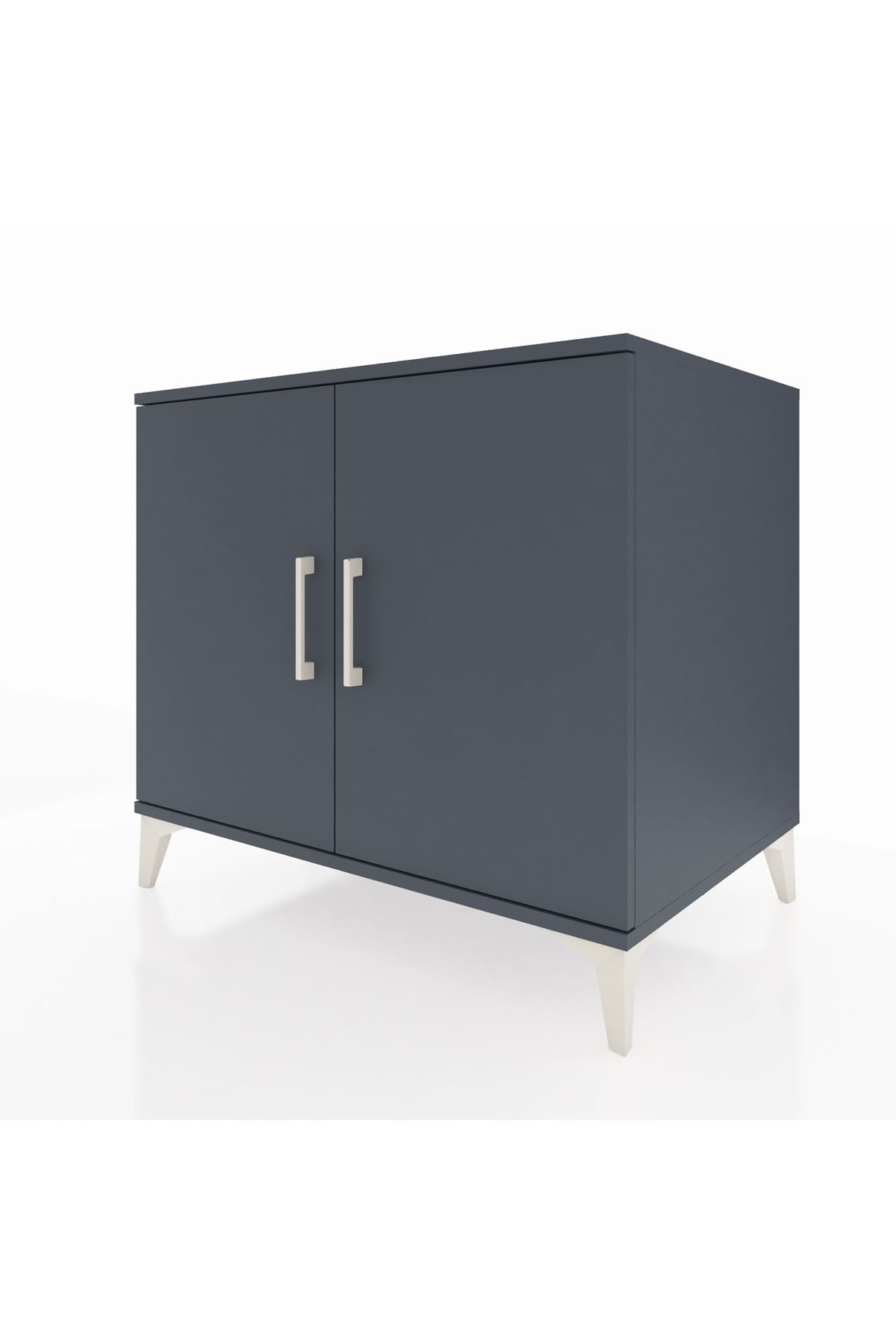 Kronos Şifonyer Tek Raflı 2 Kapaklı 88x59x80 - S69M039V5C