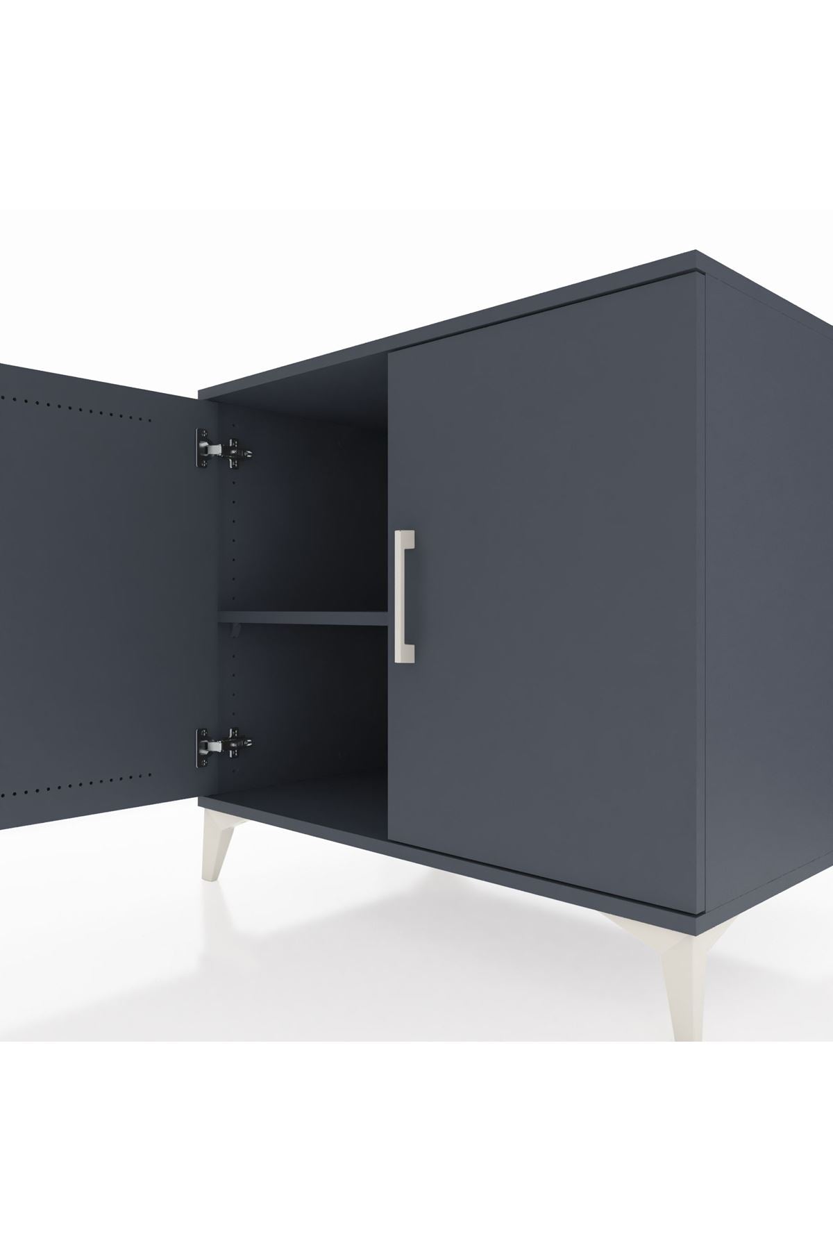 Kronos Şifonyer Tek Raflı 2 Kapaklı 88x59x80 - S69M039V5C