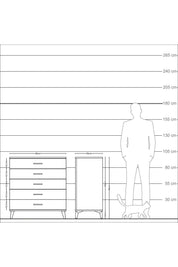 Kronos Şifonyer 5 Çekmeceli 88x59x96 - S70M001V1C