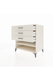 Kronos Şifonyer Tek Raflı 3 Çekmeceli 88x59x96 - S70M003V1C