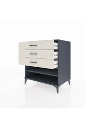Kronos Şifonyer Tek Raflı 3 Çekmeceli 88x59x96 - S70M003V4C