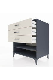 Kronos Şifonyer Tek Raflı 3 Çekmeceli 88x59x96 - S70M003V4C