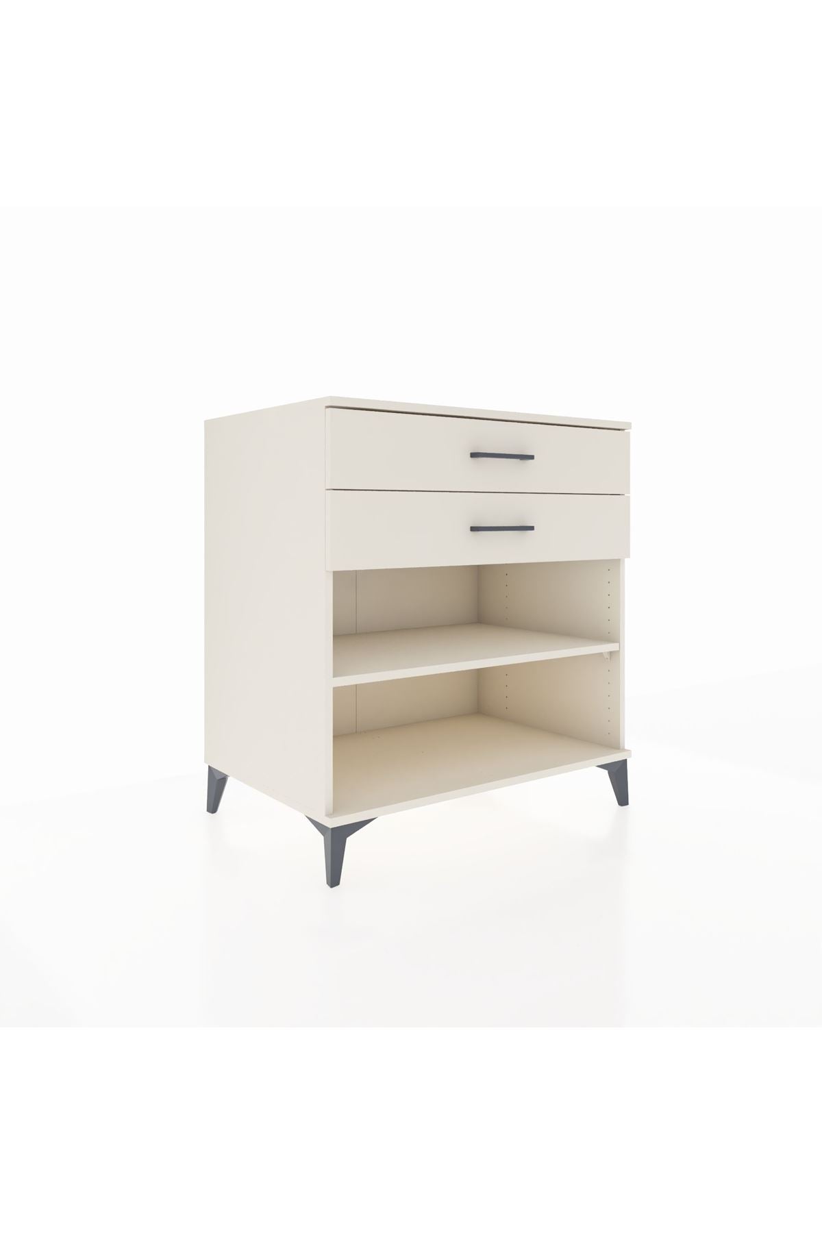 Kronos Şifonyer Tek Raflı 2 Çekmeceli 88x59x96 - S70M004V1C