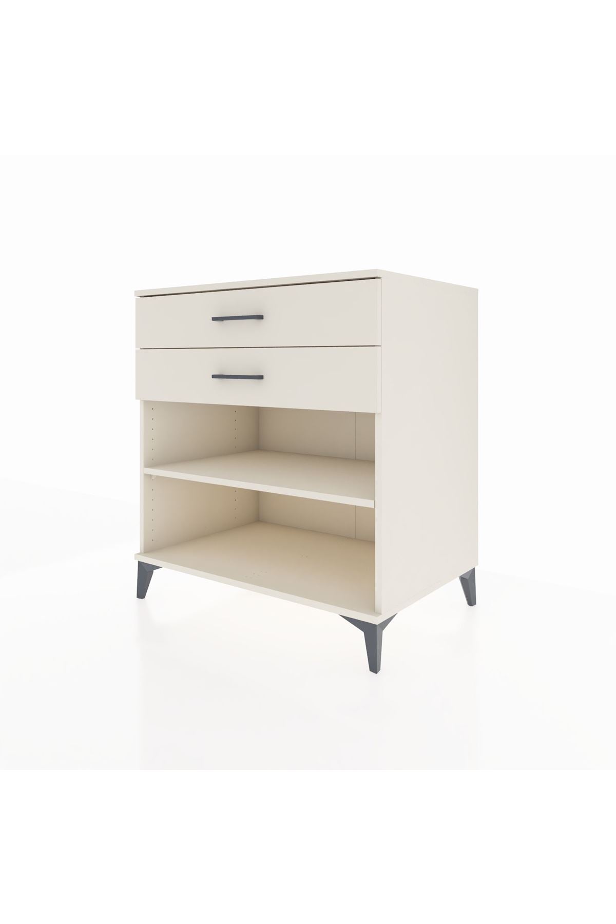 Kronos Şifonyer Tek Raflı 2 Çekmeceli 88x59x96 - S70M004V1C