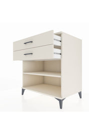 Kronos Şifonyer Tek Raflı 2 Çekmeceli 88x59x96 - S70M004V1C