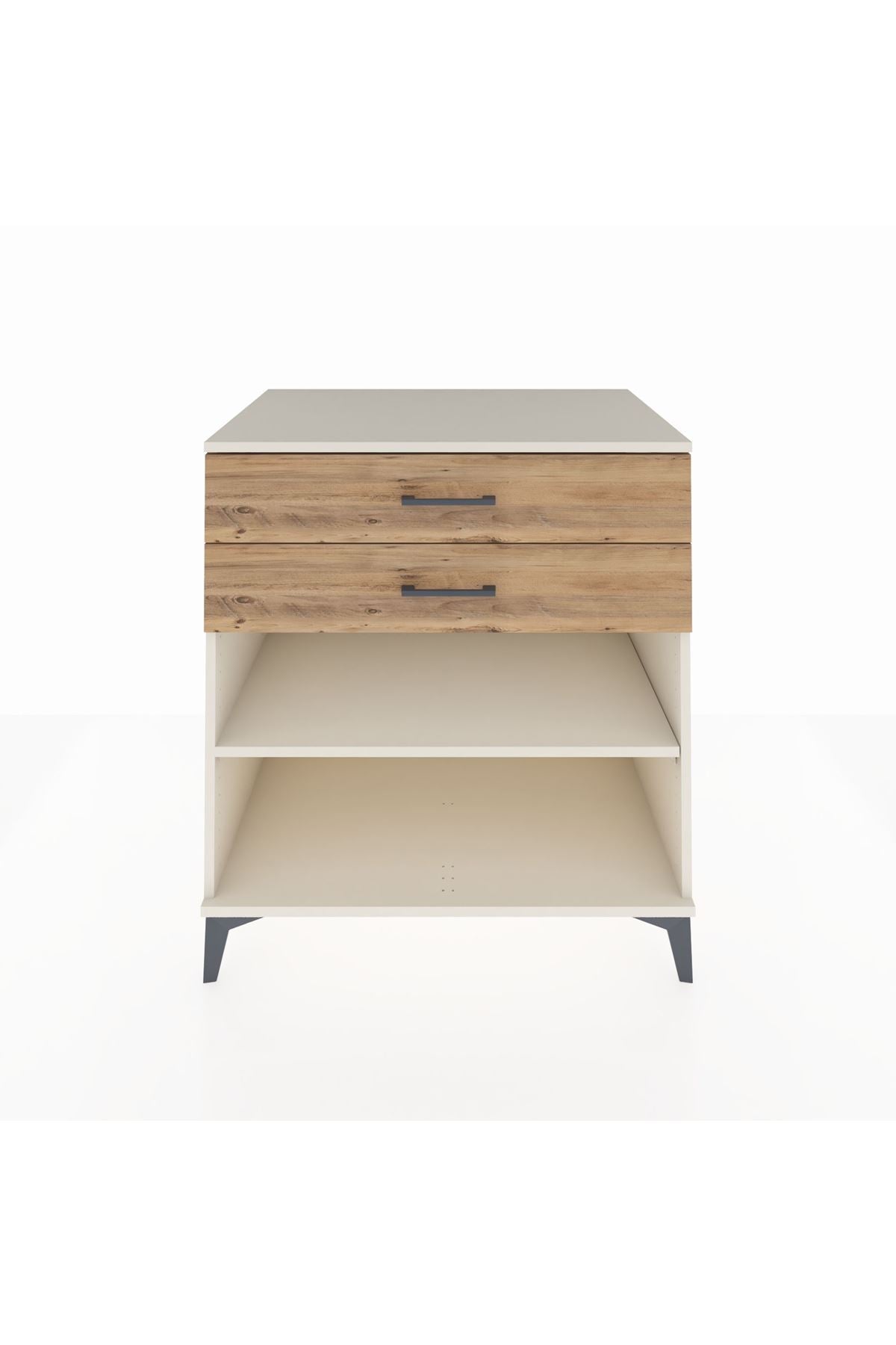 Kronos Şifonyer Tek Raflı 2 Çekmeceli 88x59x96 - S70M004V3C