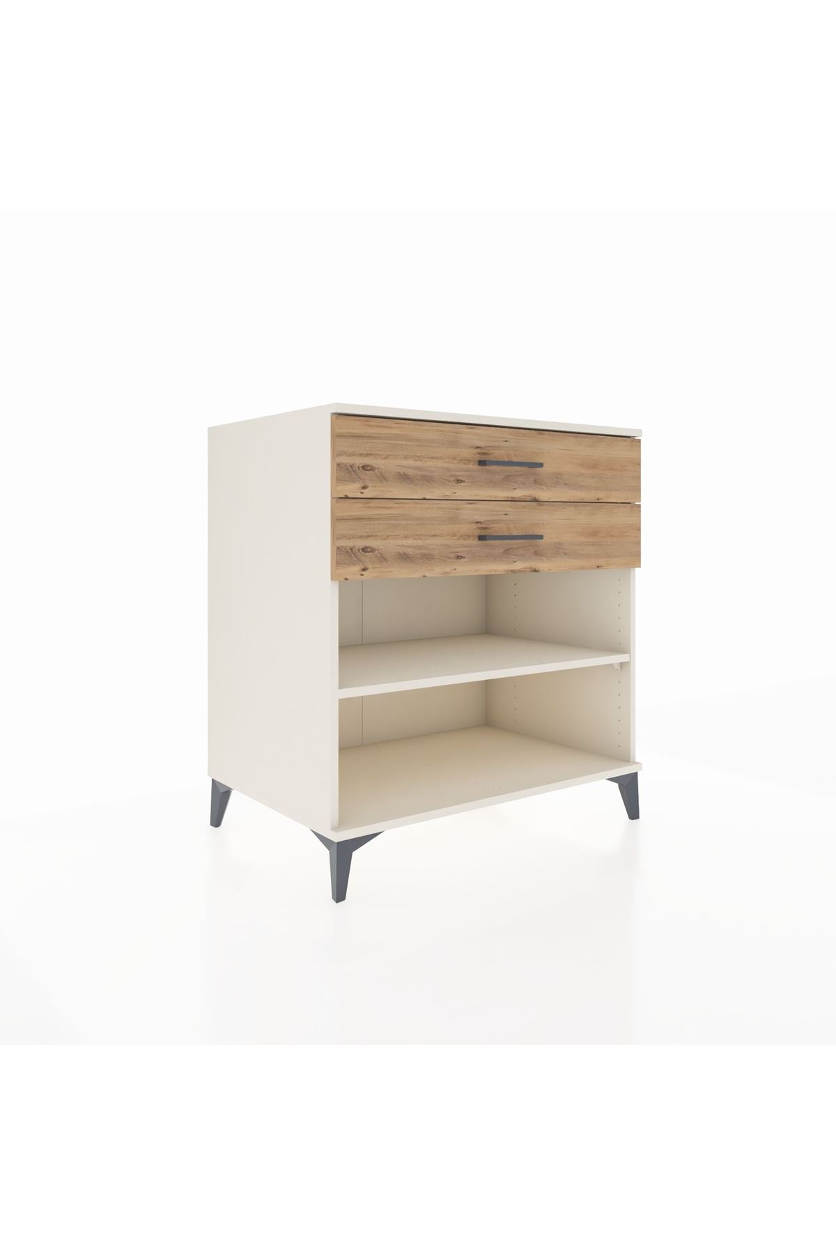 Kronos Şifonyer Tek Raflı 2 Çekmeceli 88x59x96 - S70M004V3C