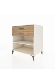 Kronos Şifonyer Tek Raflı 2 Çekmeceli 88x59x96 - S70M004V3C