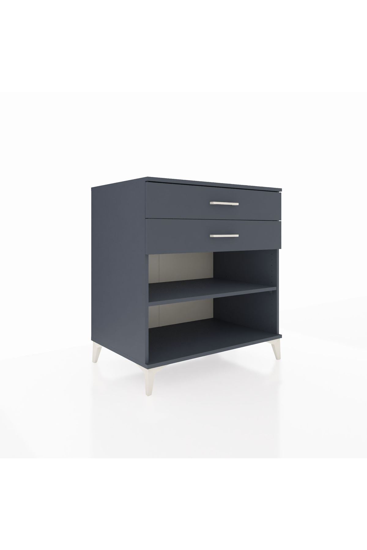 Kronos Şifonyer Tek Raflı 2 Çekmeceli 88x59x96 - S70M004V5C
