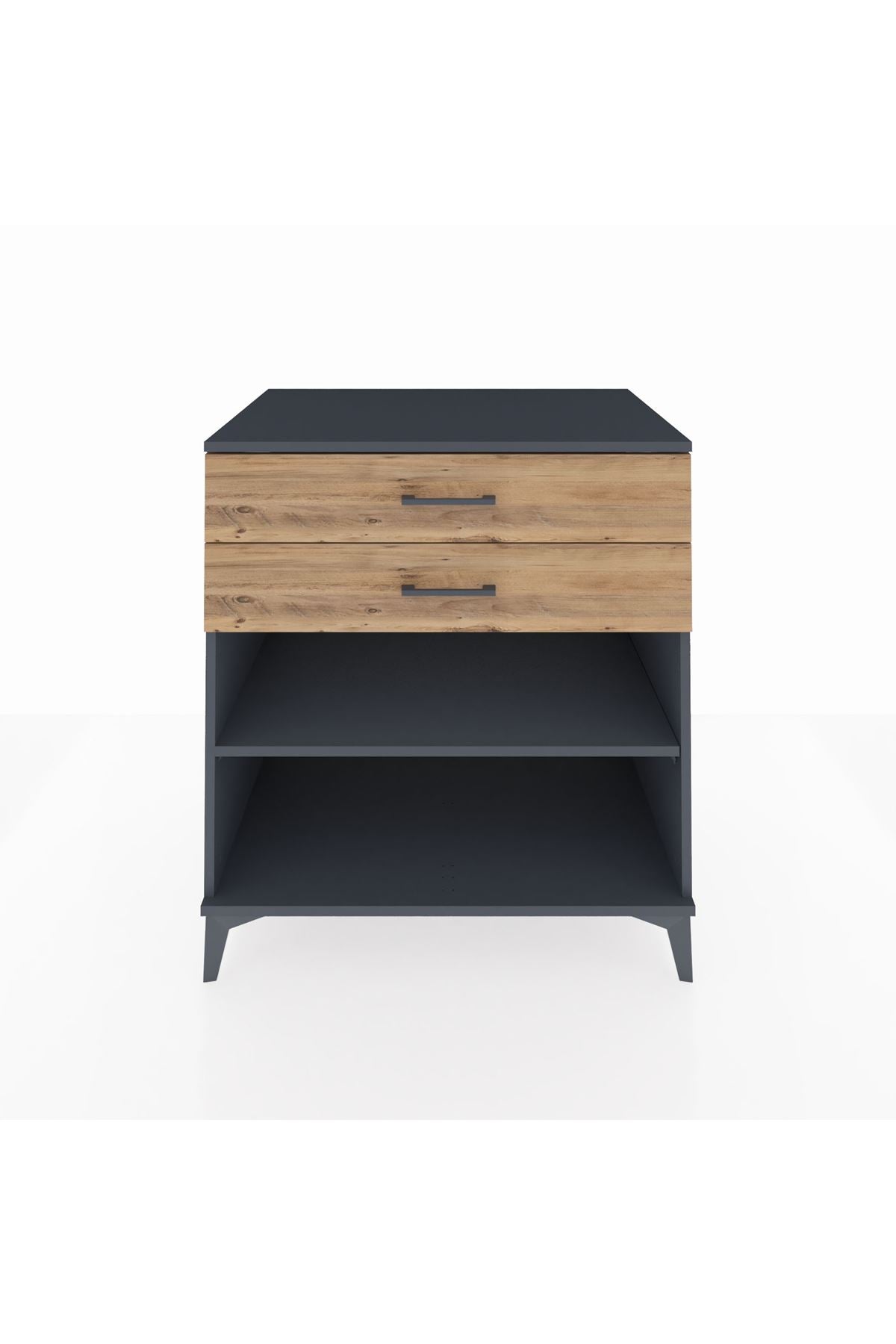 Kronos Şifonyer Tek Raflı 2 Çekmeceli 88x59x96 - S70M004V6C