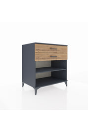 Kronos Şifonyer Tek Raflı 2 Çekmeceli 88x59x96 - S70M004V6C