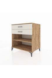 Kronos Şifonyer Tek Raflı 2 Çekmeceli 88x59x96 - S70M004V7C