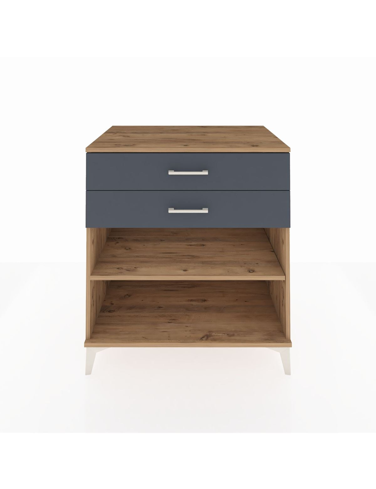 Kronos Şifonyer Tek Raflı 2 Çekmeceli 88x59x96 - S70M004V8C