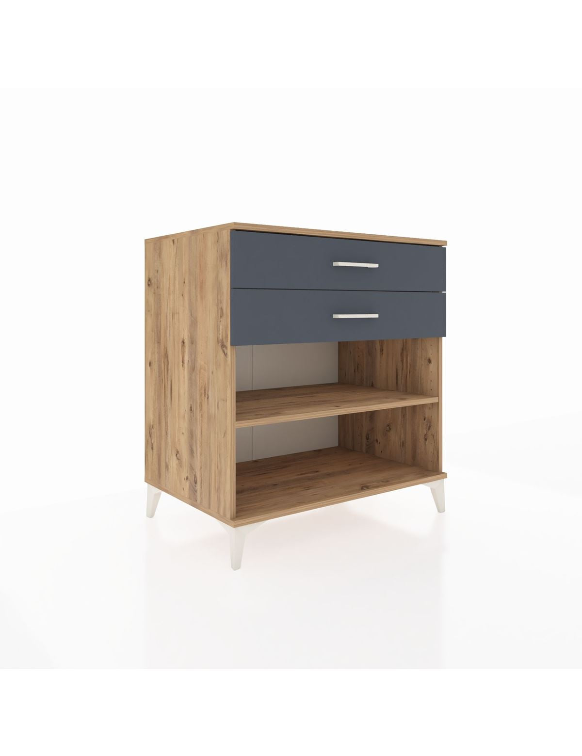 Kronos Şifonyer Tek Raflı 2 Çekmeceli 88x59x96 - S70M004V8C