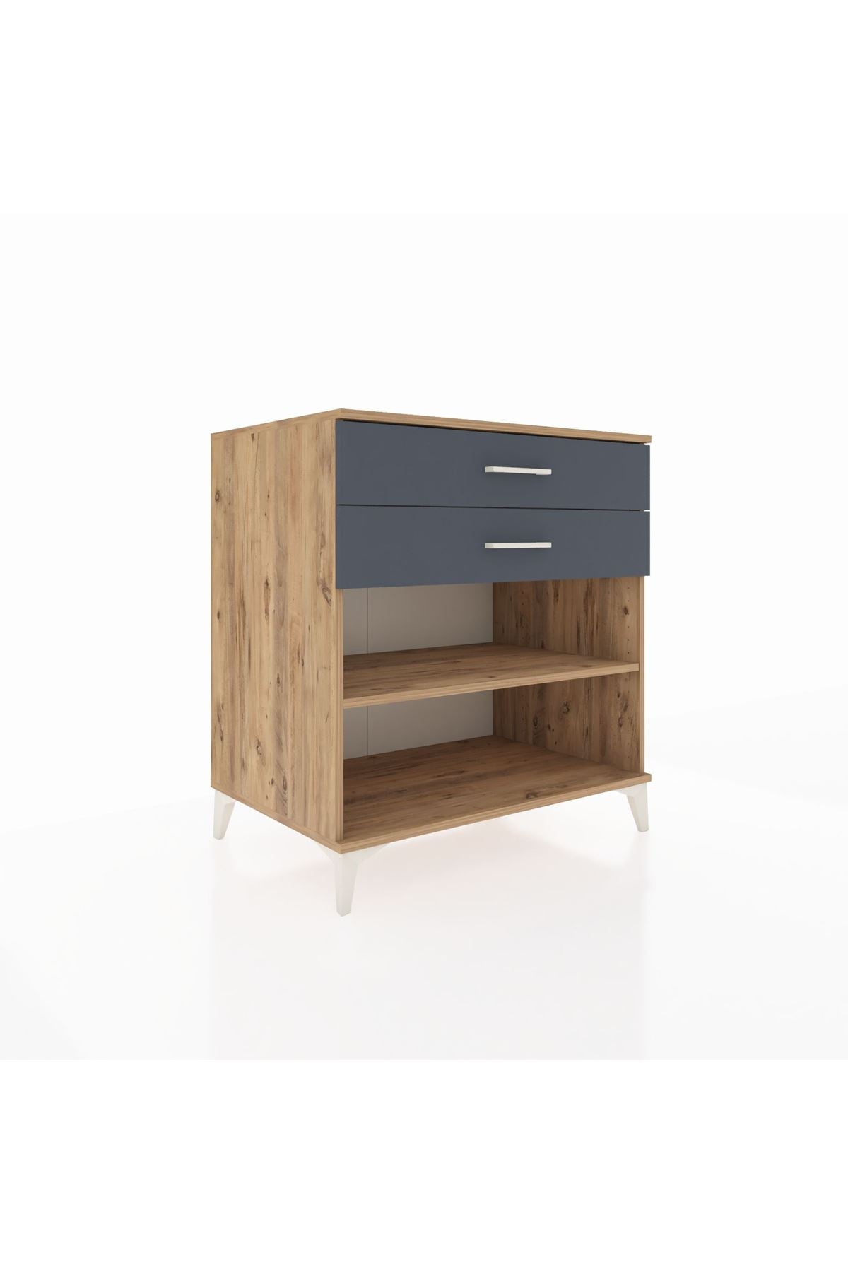 Kronos Şifonyer Tek Raflı 2 Çekmeceli 88x59x96 - S70M004V8C