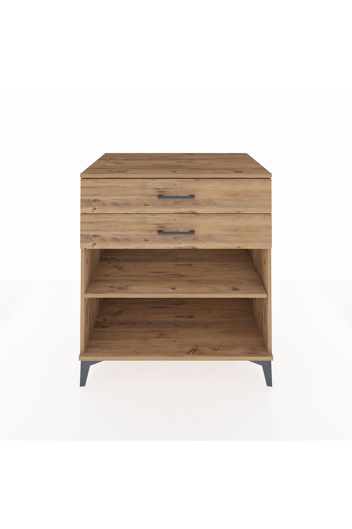 Kronos Şifonyer Tek Raflı 2 Çekmeceli 88x59x96 - S70M004V9C