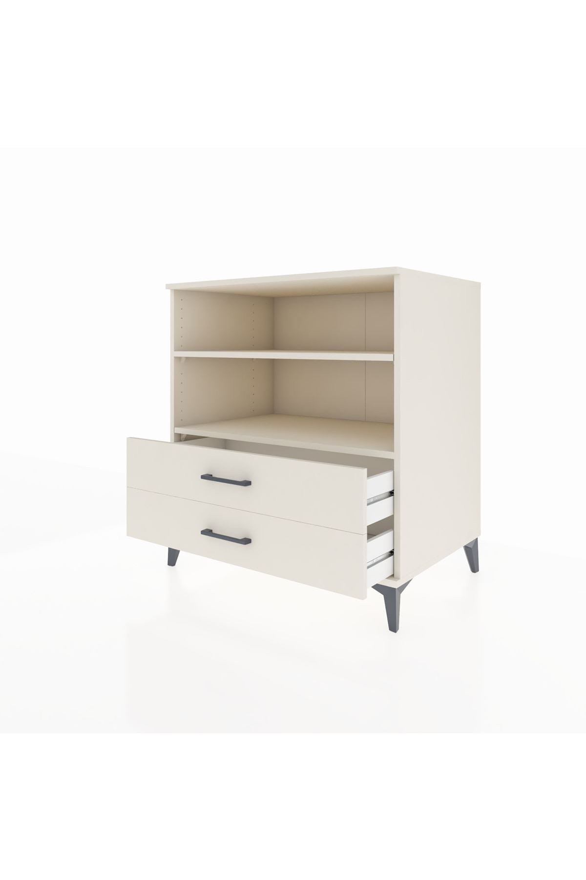 Kronos Şifonyer 2 Raflı 2 Çekmeceli 88x59x96 - S70M005V1C
