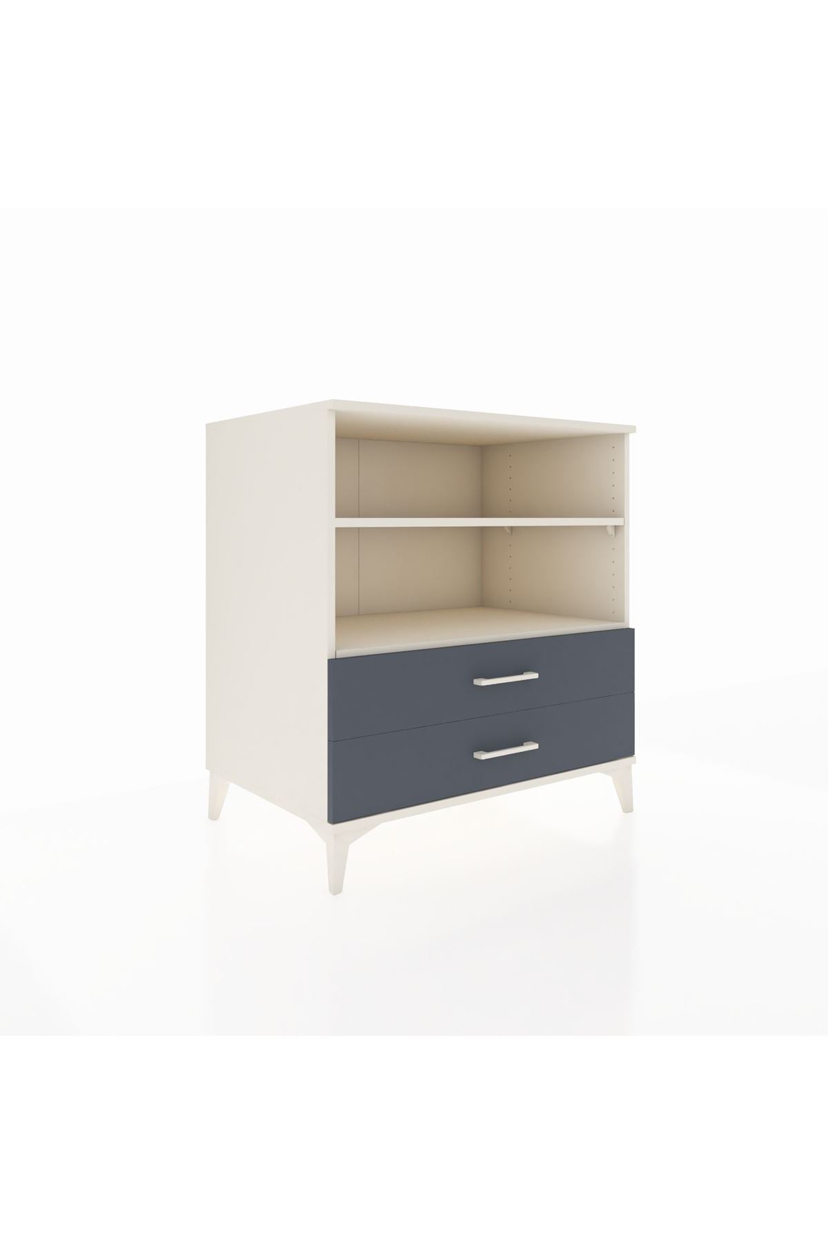 Kronos Şifonyer 2 Raflı 2 Çekmeceli 88x59x96 - S70M005V2C