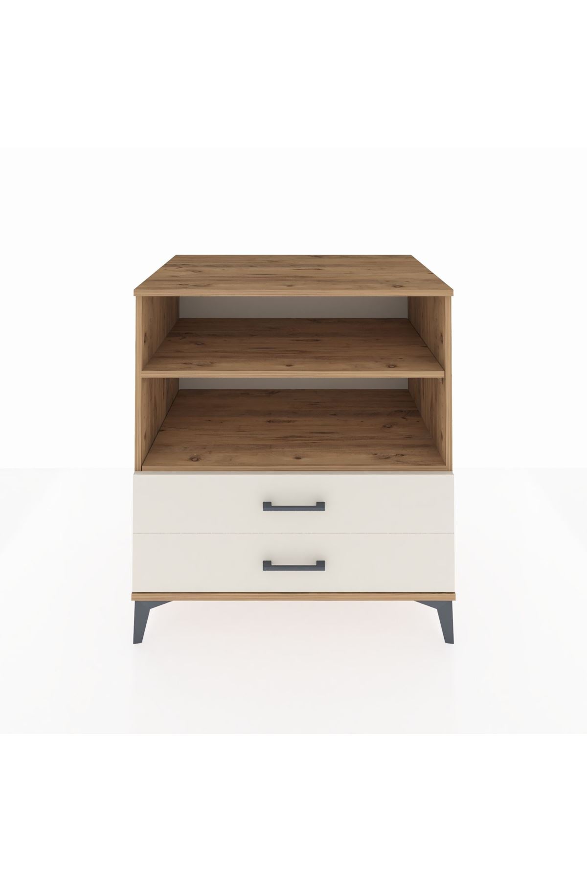 Kronos Şifonyer 2 Raflı 2 Çekmeceli 88x59x96 - S70M005V7C