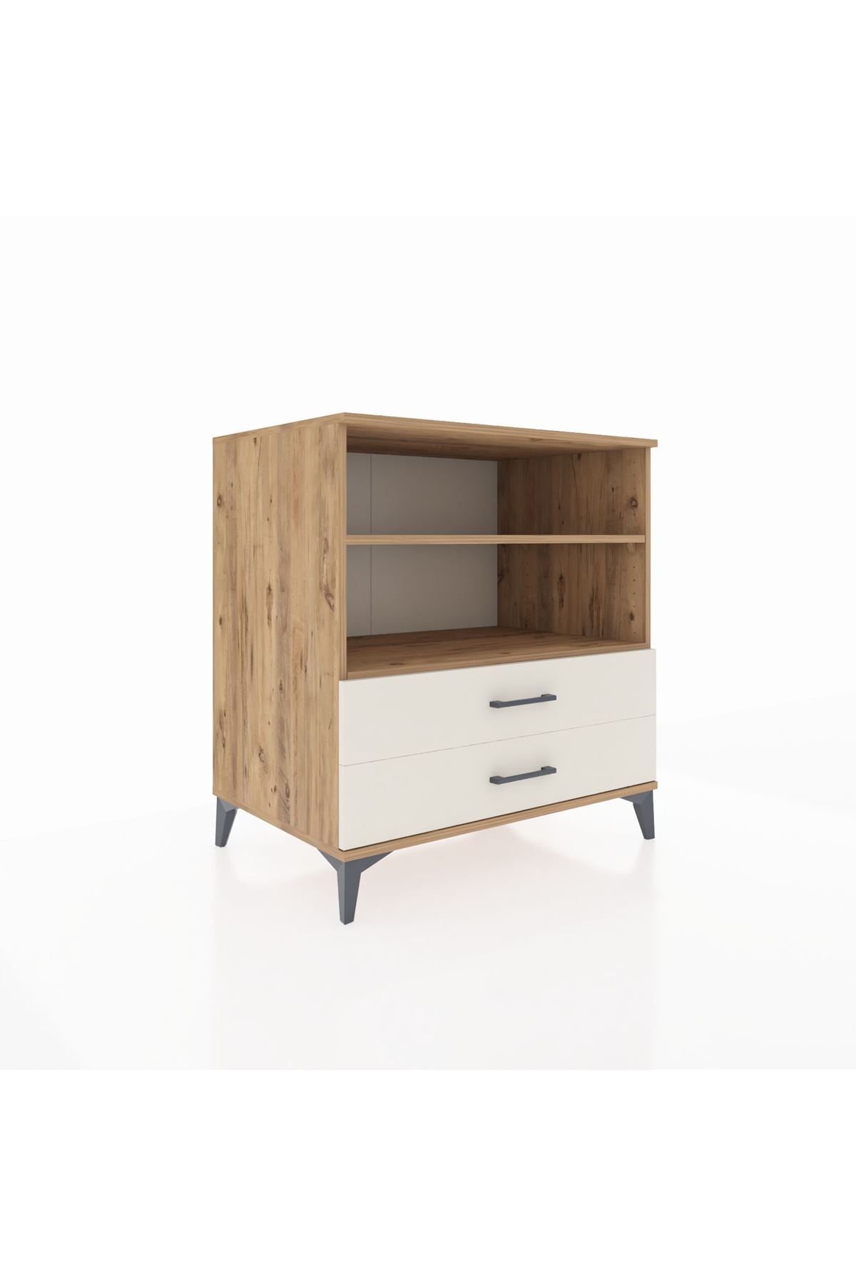 Kronos Şifonyer 2 Raflı 2 Çekmeceli 88x59x96 - S70M005V7C