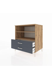 Kronos Şifonyer 2 Raflı 2 Çekmeceli 88x59x96 - S70M005V8C