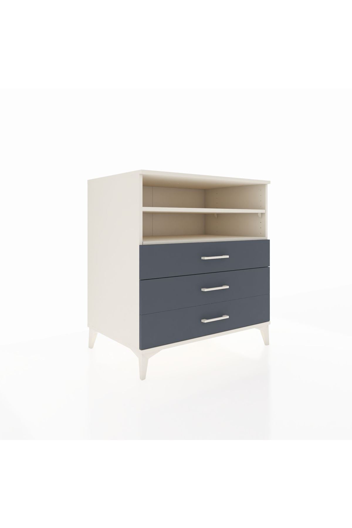 Kronos Şifonyer 2 Raflı 3 Çekmeceli 88x59x96 - S70M006V2C