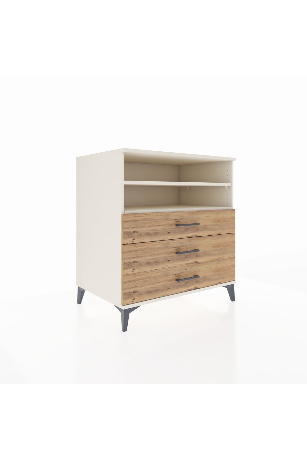 Kronos Şifonyer 2 Raflı 3 Çekmeceli 88x59x96 - S70M006V3C