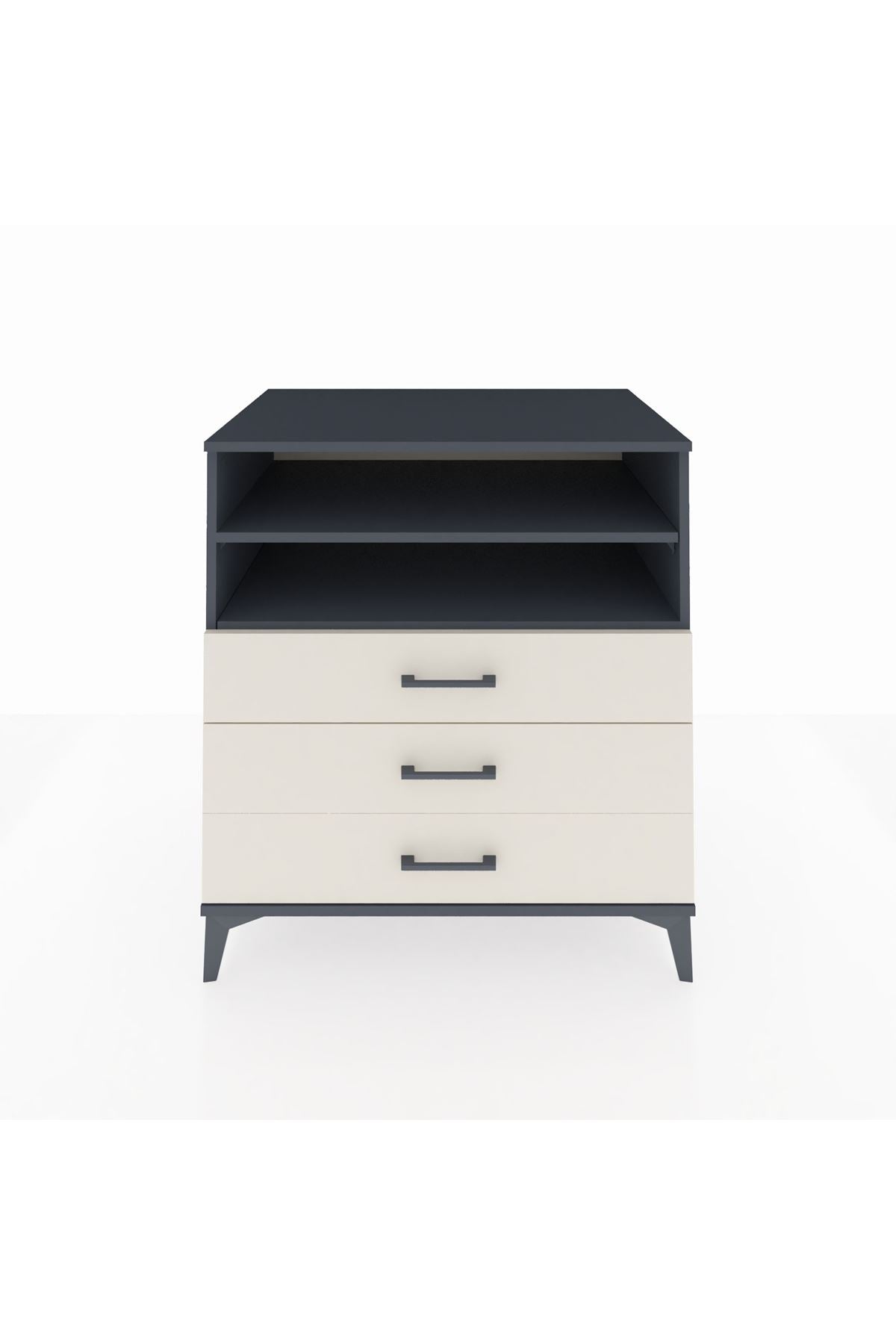 Kronos Şifonyer 2 Raflı 3 Çekmeceli 88x59x96 - S70M006V4C