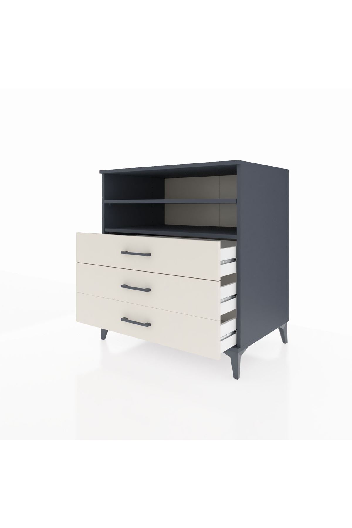 Kronos Şifonyer 2 Raflı 3 Çekmeceli 88x59x96 - S70M006V4C