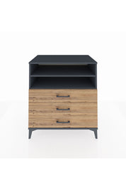 Kronos Şifonyer 2 Raflı 3 Çekmeceli 88x59x96 - S70M006V6C