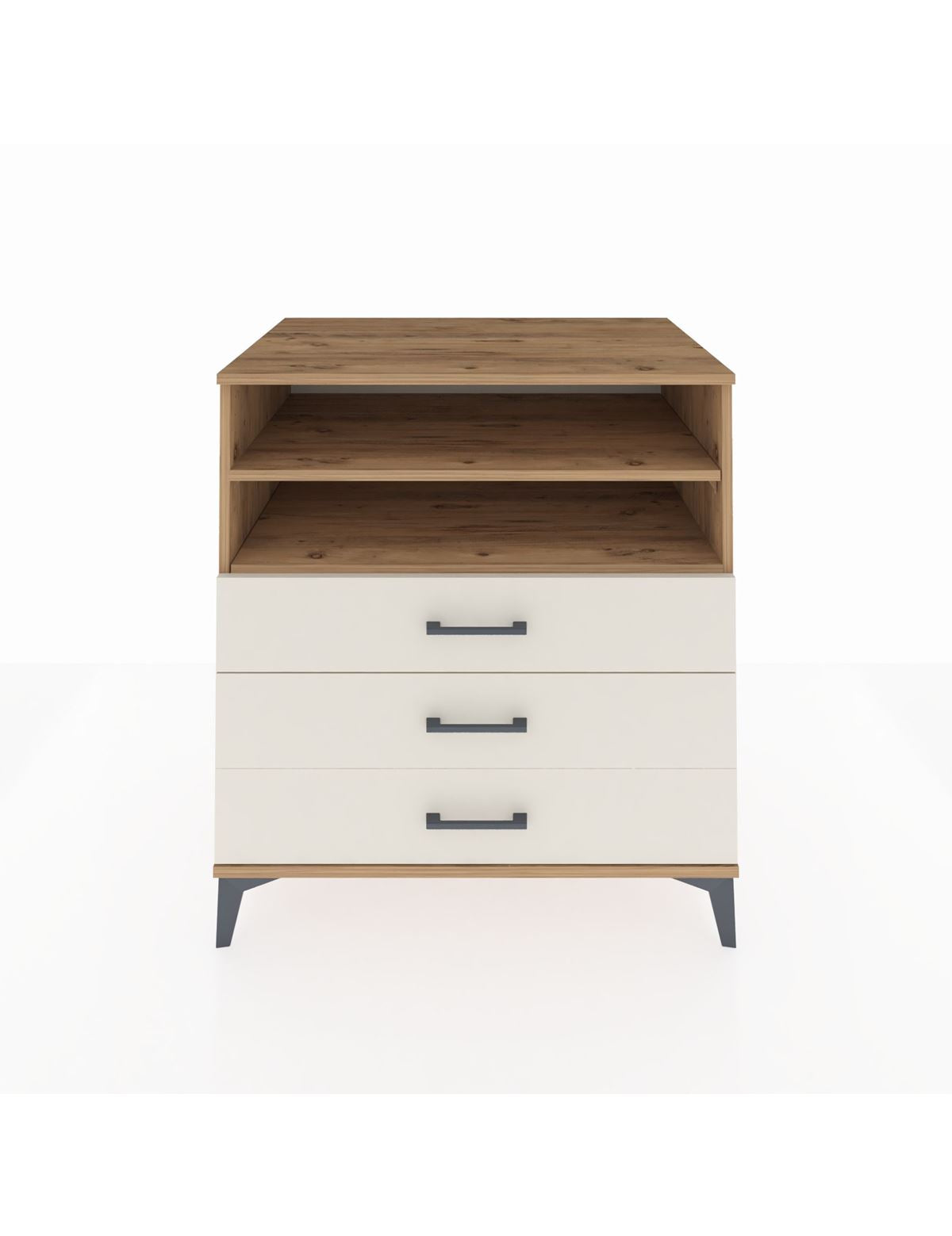 Kronos Şifonyer 2 Raflı 3 Çekmeceli 88x59x96 - S70M006V7C