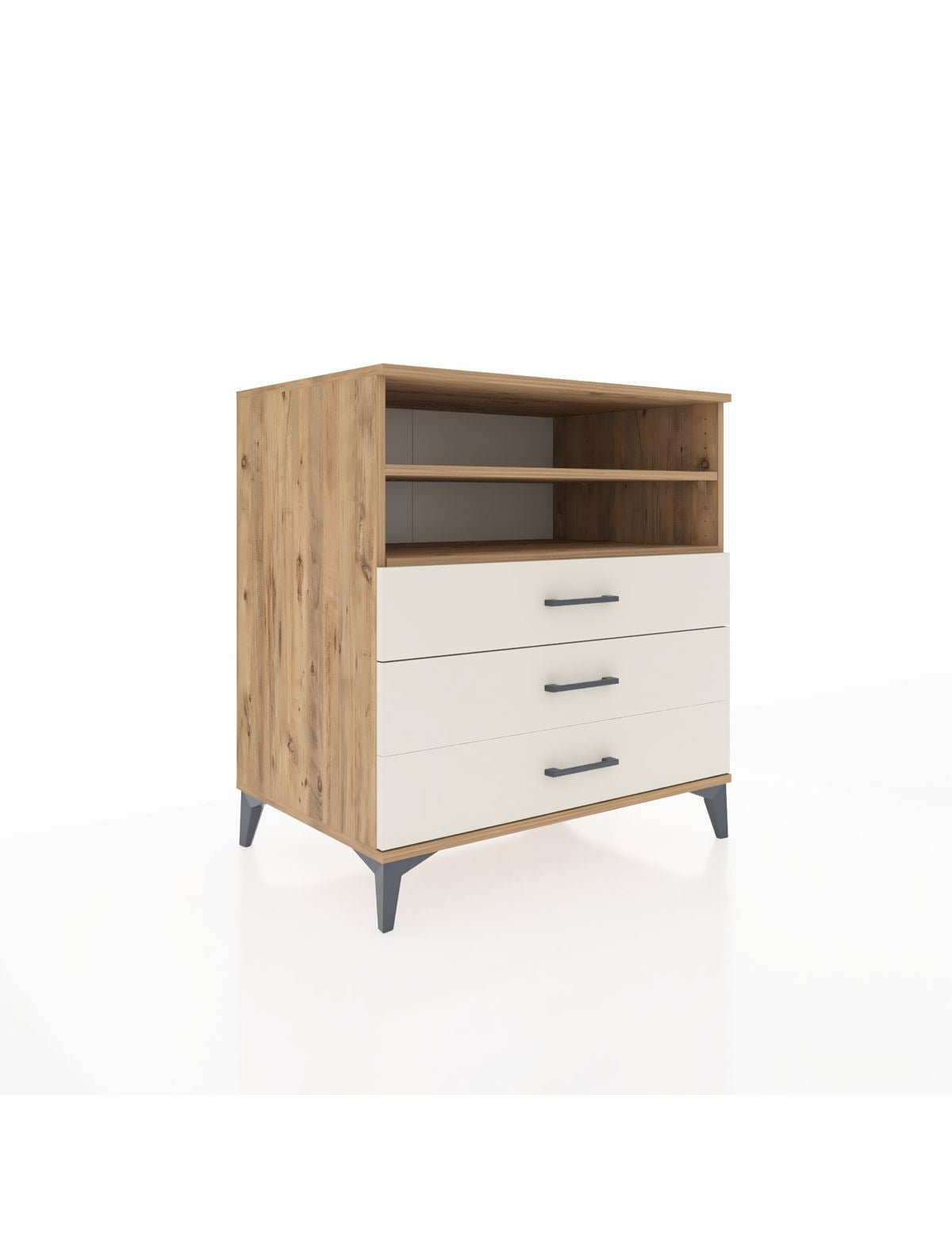 Kronos Şifonyer 2 Raflı 3 Çekmeceli 88x59x96 - S70M006V7C