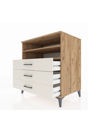 Kronos Şifonyer 2 Raflı 3 Çekmeceli 88x59x96 - S70M006V7C