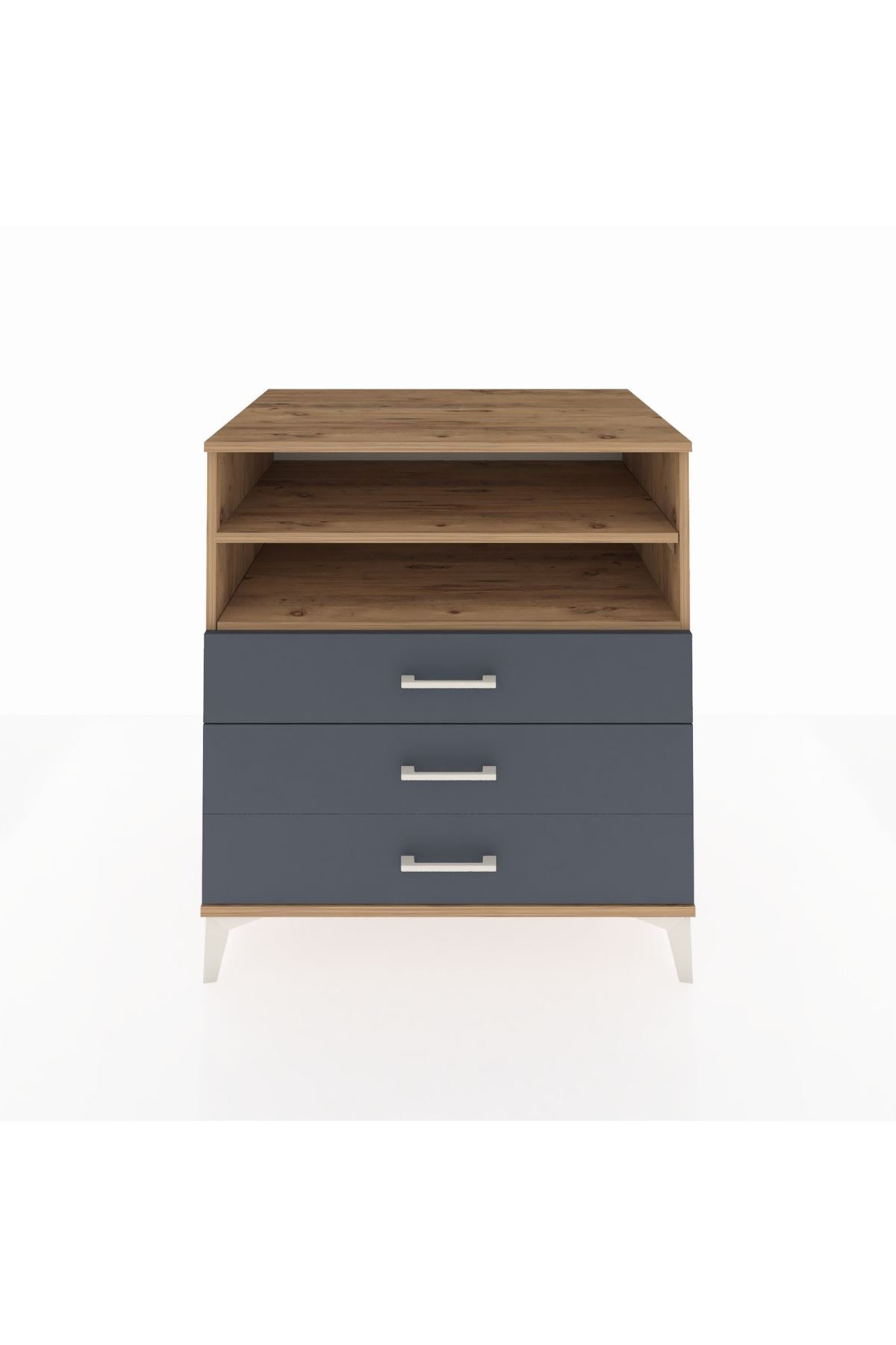 Kronos Şifonyer 2 Raflı 3 Çekmeceli 88x59x96 - S70M006V8C