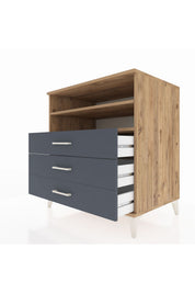 Kronos Şifonyer 2 Raflı 3 Çekmeceli 88x59x96 - S70M006V8C