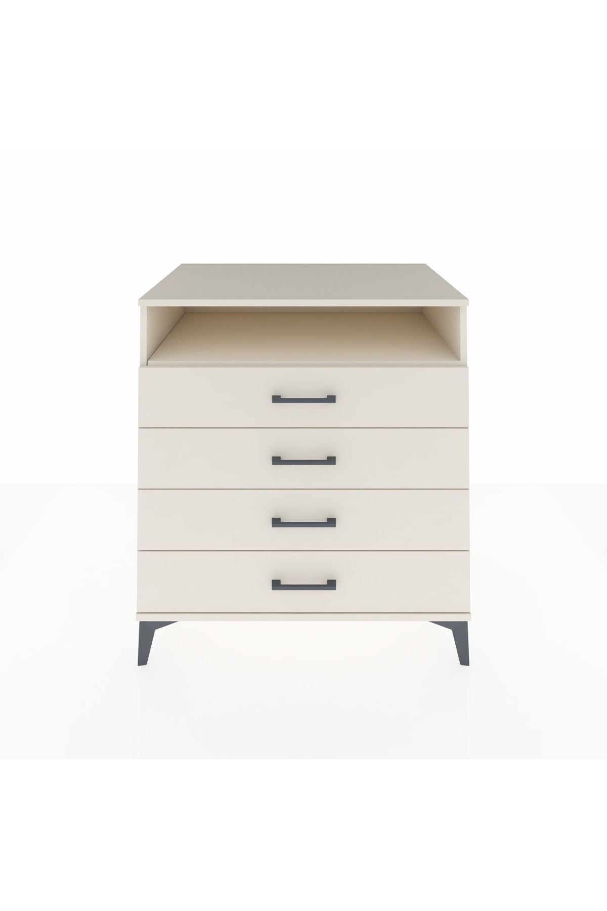 Kronos Şifonyer Tek Raflı 4 Çekmeceli 88x59x96 - S70M007V1C
