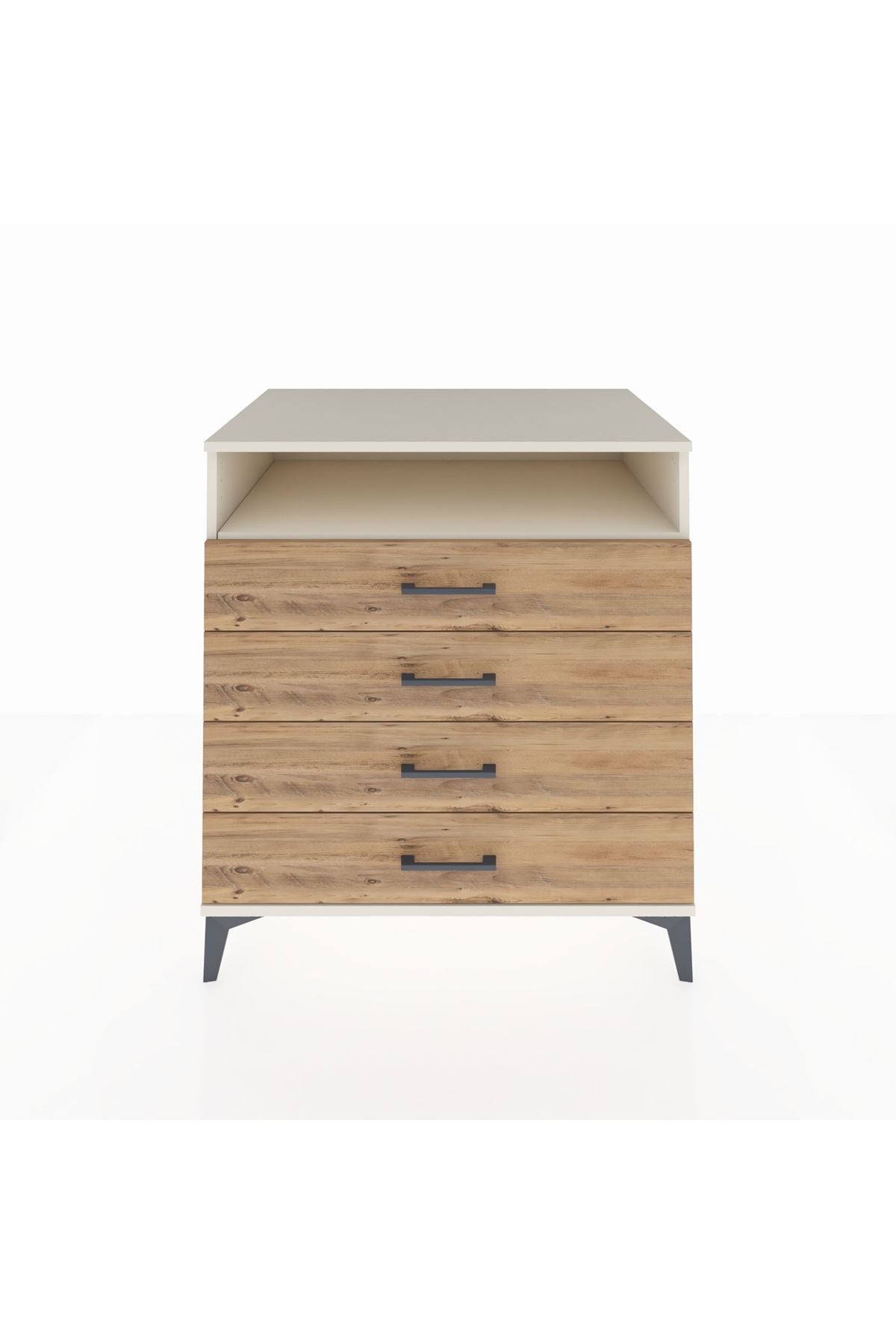 Kronos Şifonyer Tek Raflı 4 Çekmeceli 88x59x96 - S70M007V3C