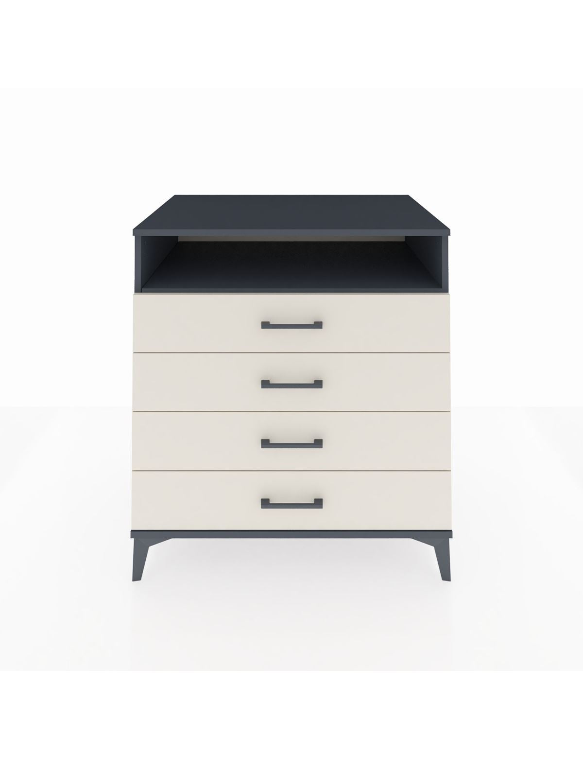 Kronos Şifonyer Tek Raflı 4 Çekmeceli 88x59x96 - S70M007V4C