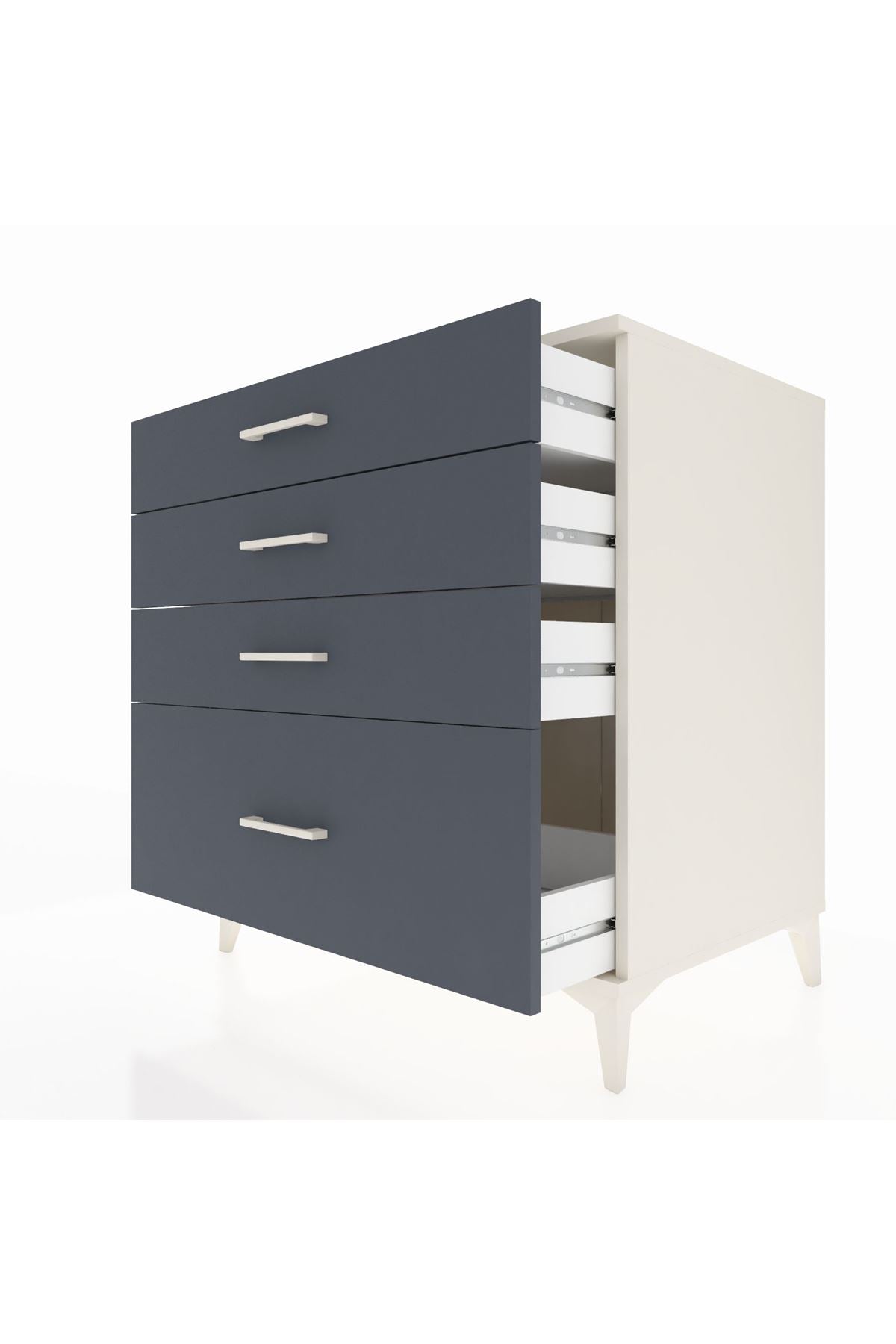 Kronos Şifonyer 4 Çekmeceli 88x59x96 - S70M009V2C