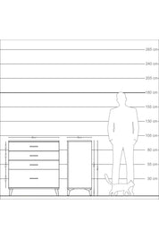 Kronos Şifonyer 4 Çekmeceli 88x59x96 - S70M009V8C